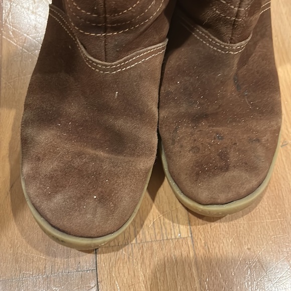 Woodbridge Vintage brown suede leather winter boots Womens 7 - Picture 6 of 15